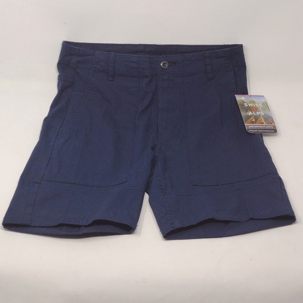SWISS ALPS Men's 5 Pocket Stretch Shorts